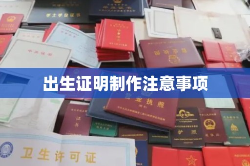 彭山出生证明制作注意事项