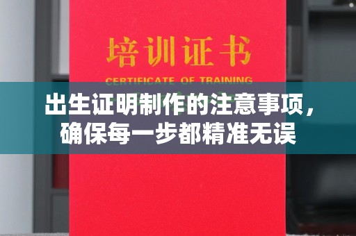 彭山出生证明制作的注意事项，确保每一步都精准无误