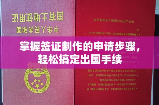 彭山掌握签证制作的申请步骤，轻松搞定出国手续
