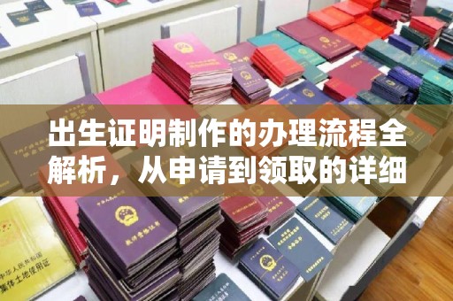 彭山出生证明制作的办理流程全解析，从申请到领取的详细指南